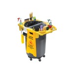 Winco TCD-44Y Container Caddy, Plastic, Fits (44)Gallon(s) Trash Can