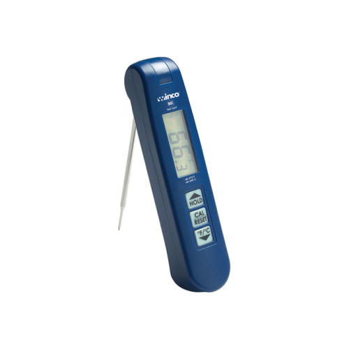 WINCO TMT-DG7 Thermocouple Thermometer, Folding Probe, -40 to 572F, NSF Listed, 1 each