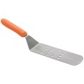 Winco TNH-91 Cool Heat High Heat Flexible Turner with Offset, Perforated 8-1/4(w) x 2-7/8(d) inch Blade, NSF Listed