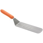 Winco TNH-91 Cool Heat High Heat Flexible Turner with Offset, Perforated 8-1/4(w) x 2-7/8(d) inch Blade, NSF Listed