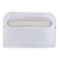 Winco TSC-10 Half-Fold Toilet Seat Cover Dispenser, White Plastic