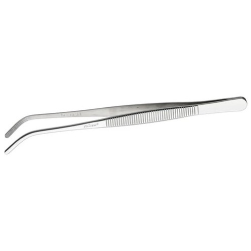 Winco TTG-8C 8 inch Curved Stainless Steel Plating Tongs