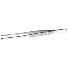 Winco TTG-8S 8 inch Straight Stainless Steel Plating Tongs