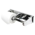 Winco TTH-2 Toilet Tissue Holders, Double Roll, Chrome-Plated Steel
