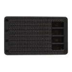 Winco TW-75B Stabilizer Plastic Table Wedge/Shims, Black, 75 each