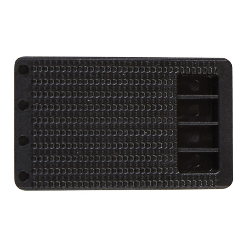 Winco TW-75B Stabilizer Plastic Table Wedge/Shims, Black, 75 each