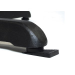 Winco TW-75B Stabilizer Plastic Table Wedge/Shims, Black, 75 each