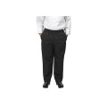 Winco UNF-2KL Chef Pants, Black, Large