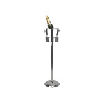 Winco WB-29S Wine Bucket Stand, Pipe Style, Stainless Steel
