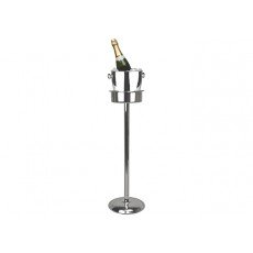 Winco WB-29S Wine Bucket Stand, Pipe Style, Stainless Steel