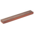 Winco WMB-12 Magnetic Knife Bar, 12 inch, Wooden Base