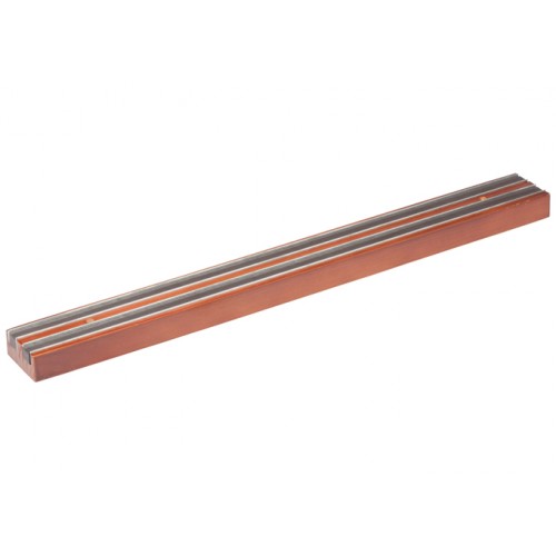 Winco WMB-18 Magnetic Knife Bar, 18 inch, Wooden Base