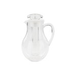 Winco WPIT-19 Water Pitcher with Ice Tube Core, 64oz