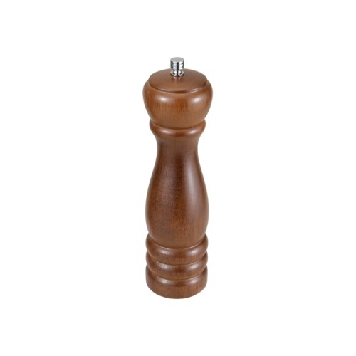 Winco WPM-08 Peppermill, Russet Brown Wood, 2.25(w) x 2.25(d) x 8.63(h) inch