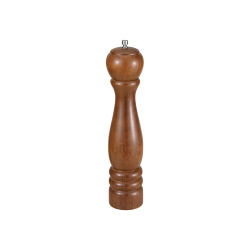 Winco WPM-12 Peppermill, Russet Brown Wood, 2.5(w) x 2.5(d) x 12(h) inch
