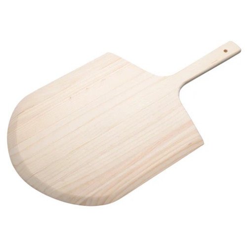 Winco WPP-1424 24 inch Length Wood Pizza Peel, 14(w) x 15(d) inch Blade