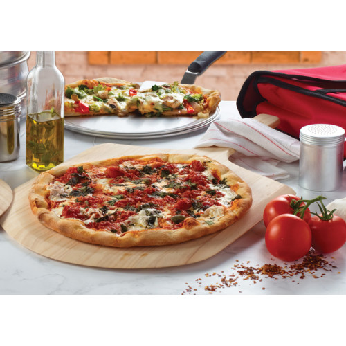 Winco WPP-1642 42 inch Length Wood Pizza Peel, 16(w) x 17-1/2(d) inch Blade