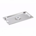 Winco SPCT Stainless Steel Slotted Cover, Fits on Third-Size Steam Table Pan, NSF Listed