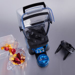 Waring MXE2000 Ellipse Blending System, Programable, 32oz Cylindrical Copolyester Container, 3.5hp, 120v/60/1, 12.5Amps, 1500w, NSF Listed