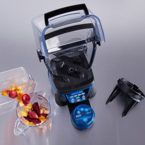 Waring MXE2000 Ellipse Blending System, Programable, 32oz Cylindrical Copolyester Container, 3.5hp, 120v/60/1, 12.5Amps, 1500w, NSF Listed