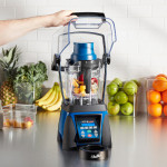 Waring MXE2000 Ellipse Blending System, Programable, 32oz Cylindrical Copolyester Container, 3.5hp, 120v/60/1, 12.5Amps, 1500w, NSF Listed