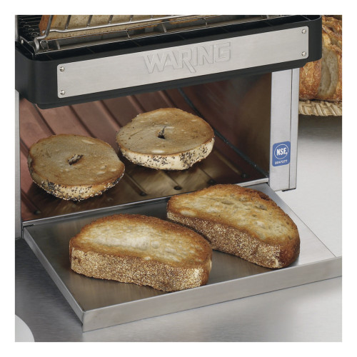 Waring CTS1000 Commercial Heavy-Duty Conveyor Toaster, 450 Slices/hr, 15Amps, 1800w, 120v/60/1-ph, NSF Listed