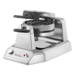 Waring WW200 Double Belgian Waffle Maker, 1400w, 11.67amps, 120v/60/1-ph, ETL Listed
