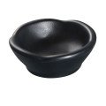 Yanco BP-0003 Black Pearl Sauce Dish, 2.5oz, Melamine, Matting Surface, Round, 72 each
