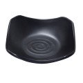 Yanco BP-0103 Black Pearl Sauce Dish, 4oz, Square, Melamine, Matting Surface, 72 each