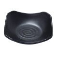 Yanco BP-0104 Black Pearl Sauce Dish, 5oz, Square, Melamine, Matting Surface, 72 each
