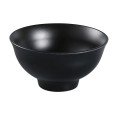 Yanco BP-3004 Black Pearl Rice Bowls, 7oz, Round, Melamine, Matting Surface, 4.5(w) x 4.5(d) x 2.25(h) inch, 48 each