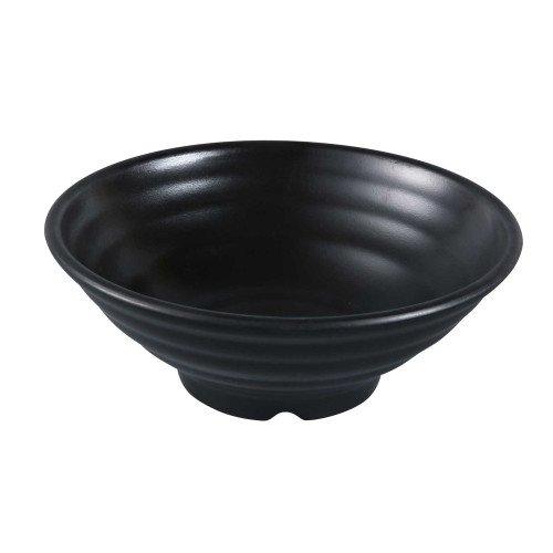 Yanco BP-3019 Black Pearl Bowls, 48oz Capacity, Melamine, 9(w) x 9(d) x 3-1/2(h) inch, 24 each