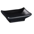 Yanco BP-4046 Black Pearl Sauce Dishes, 2-1/2oz, Rectangular, Melamine, Matt Black, 7(w) x 2-1/2(d) x 1-1/4(h), 72 each