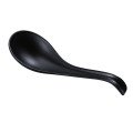 Yanco BP-7002 Black Pearl Soup Spoon, Melamine, Matt Black, 6-3/4(w) x 2(d) x 1/10(h) inch, 72 each