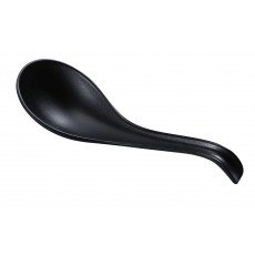 Yanco BP-7002 Black Pearl Soup Spoon, Melamine, Matt Black, 6-3/4(w) x 2(d) x 1/10(h) inch, 72 each