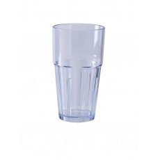 Yanco HA-014 Hawaii Beverage Tumbler, 14oz, SAN Plastic, Clear, 3-1/4(w) x 3-1/4(d) x 5(h) inch, 72 each