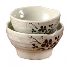 Yanco HO-37044 Honda Rice Bowls, 8oz Capacity, Round, Melamine, Tan, 72 each