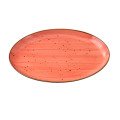 Yanco LY-2110CR Lyon-Coral Platter, Oval, Coupe, Porcelain, Glazed, 10(w) x 7(d) x 1(h) inch. 24 each