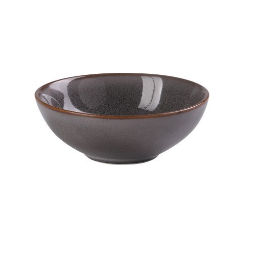 Yanco PK-808 Peacock Noodle Bowls, 45oz, Gray Grainy Glossy Glaze, 8-1/2(w) x 8-1/2(d) x 3-1/8(h) Inch, 12 each