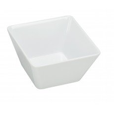 Yanco RM-404 Rome Bowls, 10oz, Square, Melamine, White, 72 each