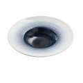 Yanco UN-509 Universe Soup Plate, 7oz, Porcelain, White/Blue, Glazed, 9.5(w) x 9.5(d) x 2(h) Inch – 24 each