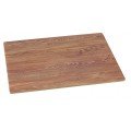 Yanco WD-213 Wooden Serving Tray, Rectangular, Melamine with Wood Look, Brown, 24 each
