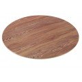 Yanco WD-310 Wooden Serving Tray, Round, Melamine with Wood Look, Brown, 24 each